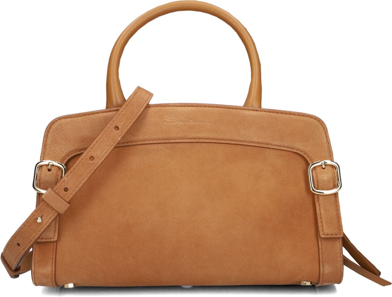 Santoni Santoni Handtas Dames Didi Crossbody, Kleur: Bruin