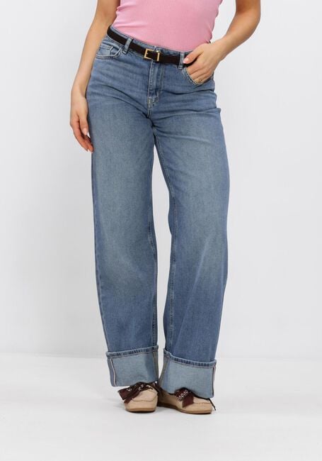 Blauwe MOS MOSH Jeans MMDARA TURN-UP JEANS - large