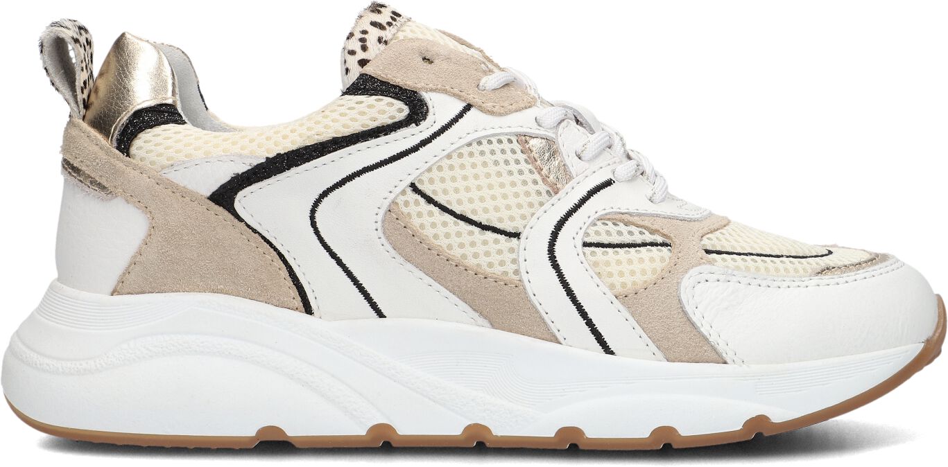 Lina Locchi Lage Sneakers Dames Cibel-29, Maat: 42, Materiaal: Leer, Kleur: Beige