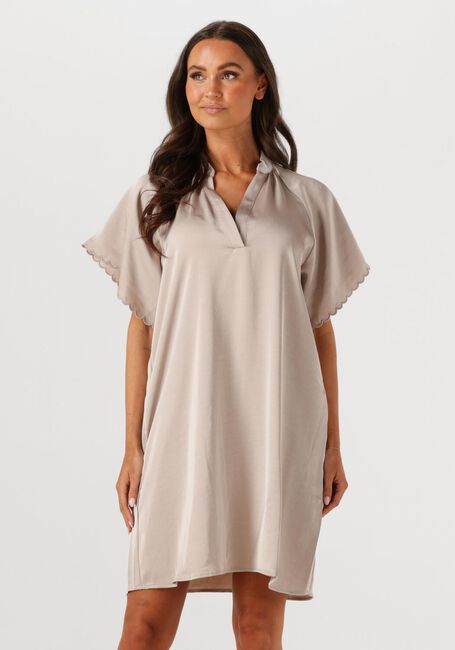 Beige BRUUNS BAZAAR Mini jurk WENDIS DRESS - large