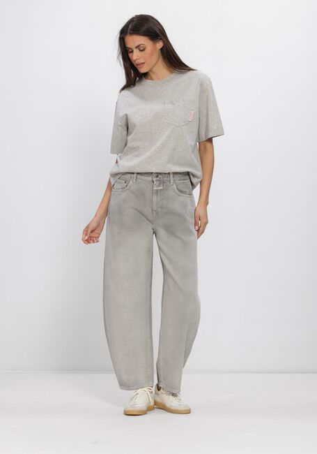 Lichtgrijze CLOSED Wide jeans JAZZIE - large