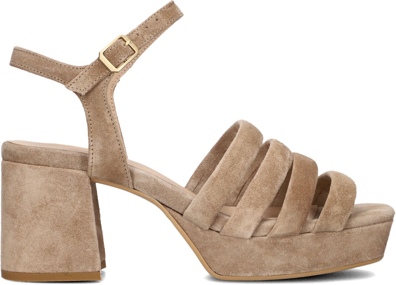 VIA VAI Sandalen
Dames 60040 Cassia, Maat: 39, Materiaal: Suède, Kleur: Beige
