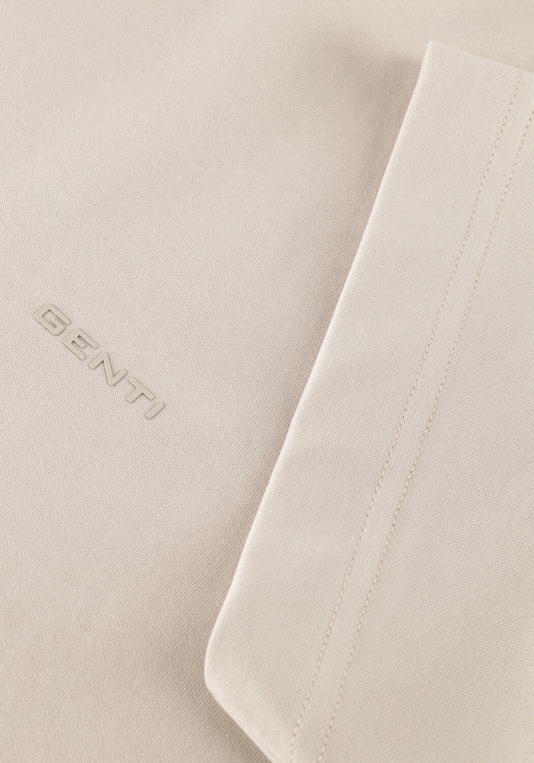 Beige GENTI T-shirt T-SHIRT SS 1227 - large