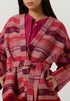 Roze SISSEL EDELBO Kimono UNA JACKET WOVEN BLANKET - medium