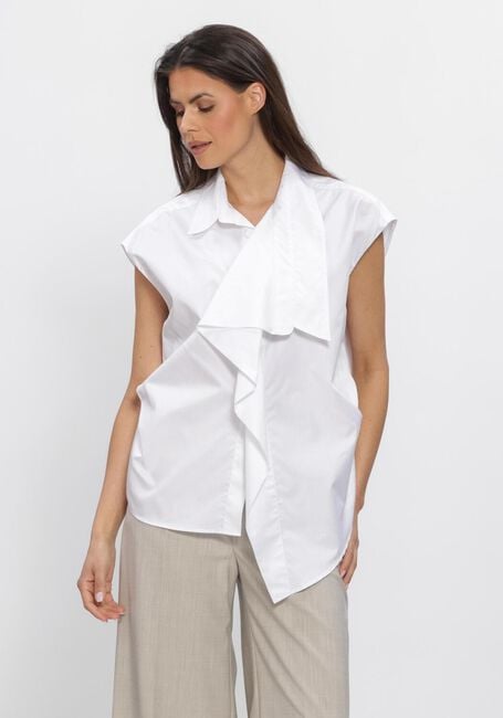 Witte MARGAUX LONNBERG Blouses SWANN CHEMISE - large