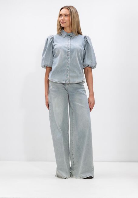 Lichtblauwe JANICE Blouses LARS - large