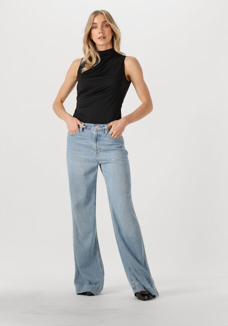 Zwarte ROSEMUNDE Top BILLIE SL DRAPE TOP - large