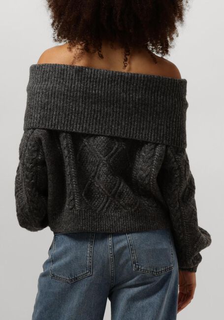 Grijze GESTUZ Trui ADIEGZ OFF SHOULDER - large