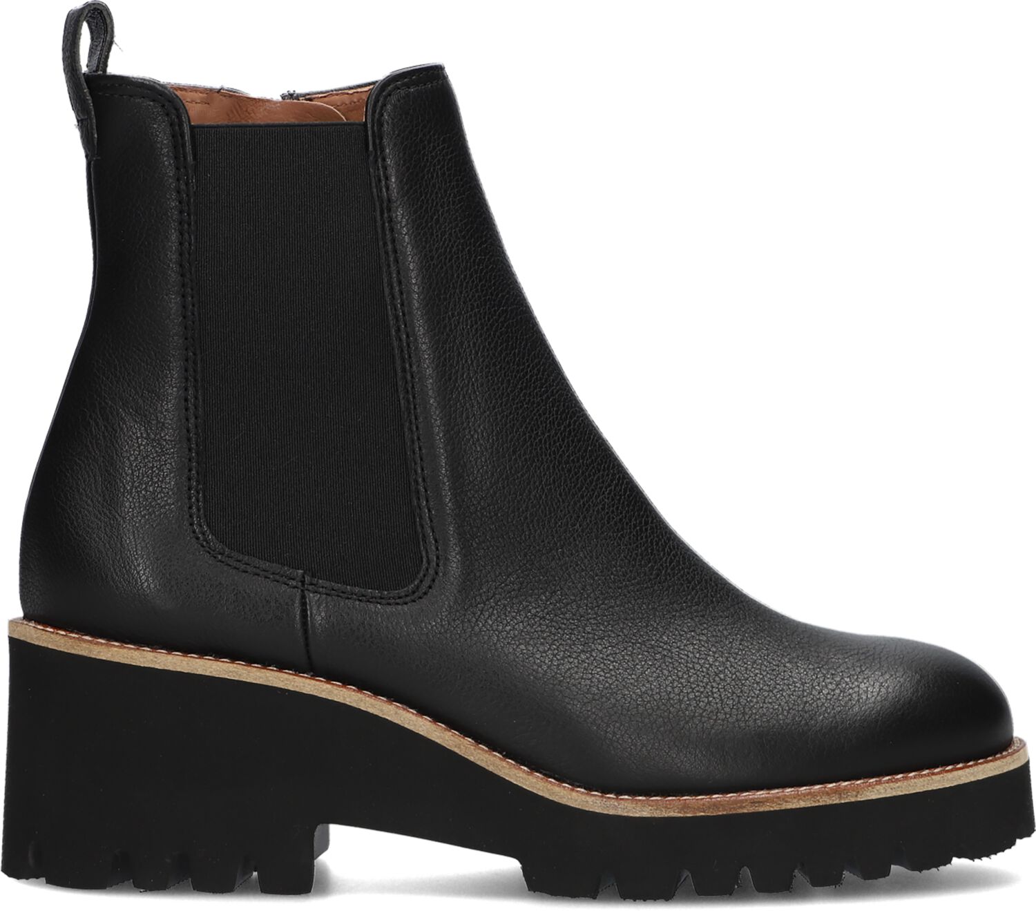 Paul Green Chelsea Boots Dames 8117, Maat: 40,5, Materiaal: Leer, Kleur: Zwart
