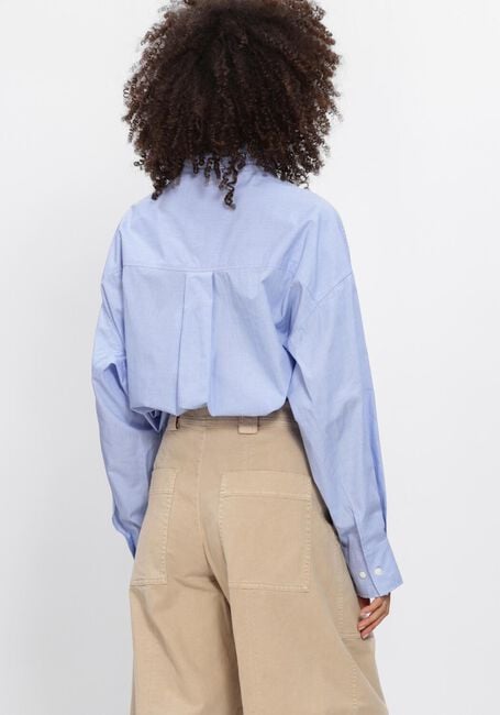 Lichtblauwe CLOSED Blouses CAPE SHIRT - large