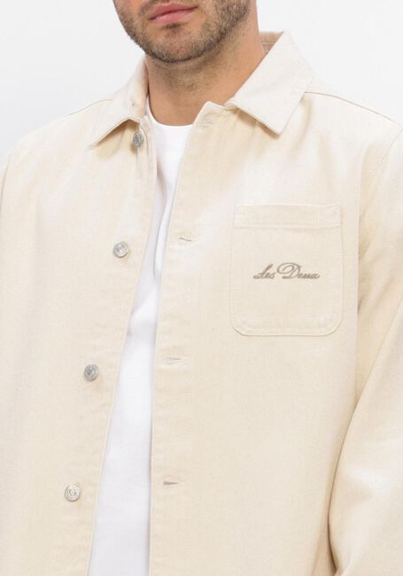 Ecru LES DEUX Overshirts LAYTON FAIENCE TWILL OVERSHIRT - large