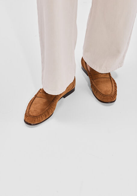 Cognac POSA Loafers PENNY SUEDE - large