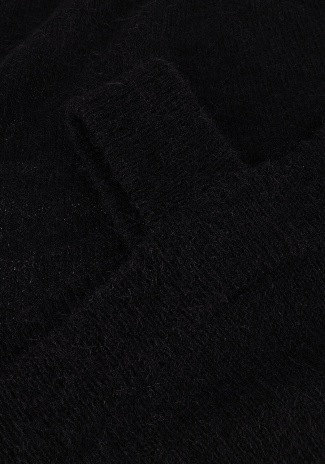 Zwarte DANTE6 Top YONKA OFF SHOULDER SWEATER - large