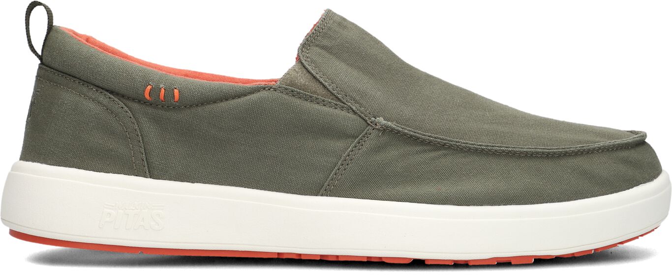 Pitas Instappers
Heren Ischia, Maat: 41, Materiaal: Canvas, Kleur: Groen