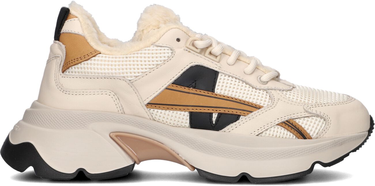Nubikk Lage Sneakers Dames Ross Nomad Fur, Maat: 37, Materiaal: Leer, Kleur: Beige