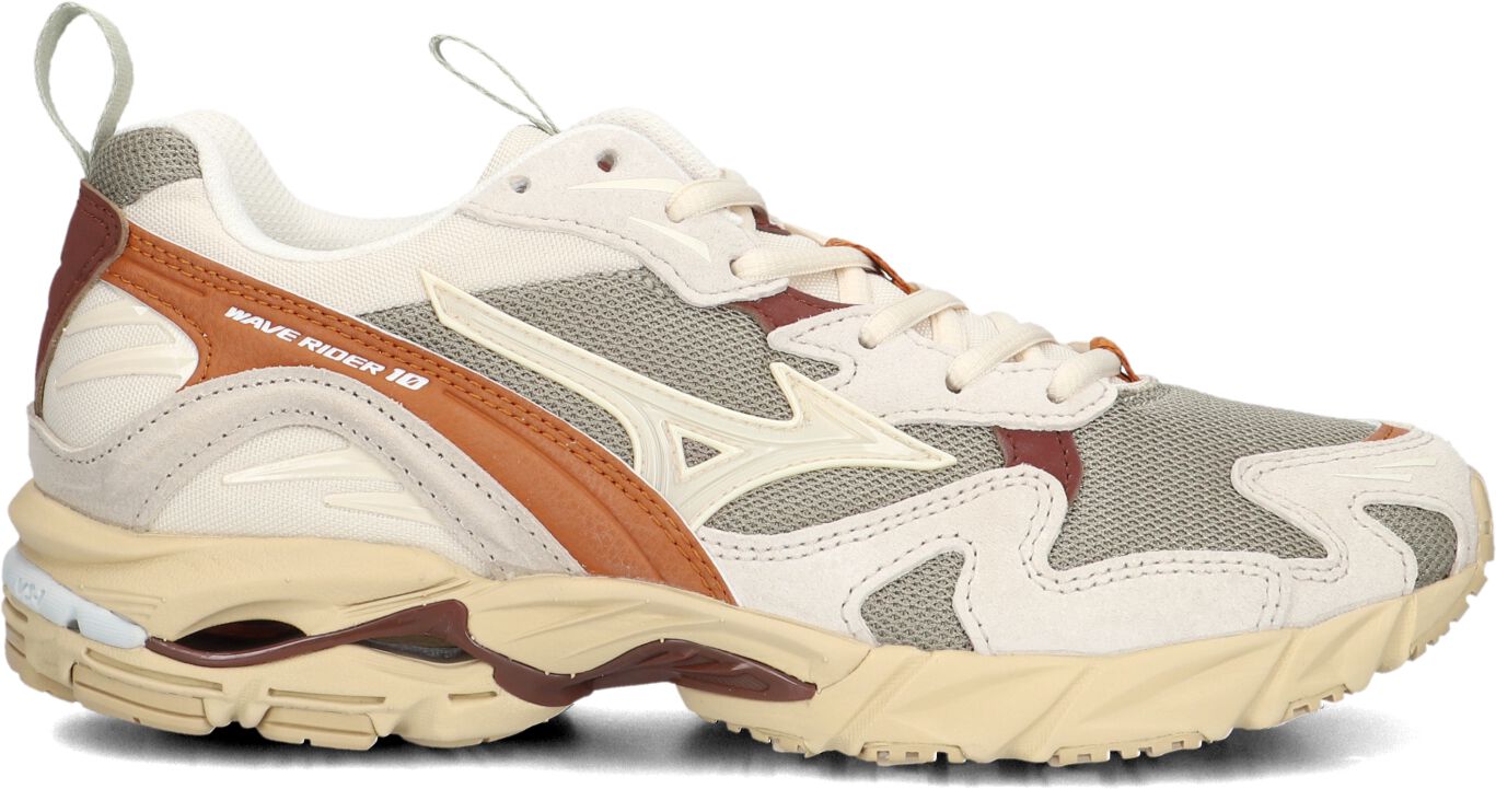 Mizuno Lage Sneakers Dames Wave Rider 10 Dames, Maat: 38, Materiaal: Mesh, Kleur: Beige