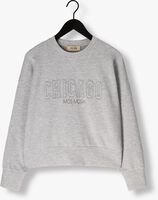 Lichtgrijze MOS MOSH Sweater MMRENZI O-LS SWEATSHIRT Lichtgrijze MOS MOSH Sweater MMRENZI O-LS SWEATSHIRT - medium