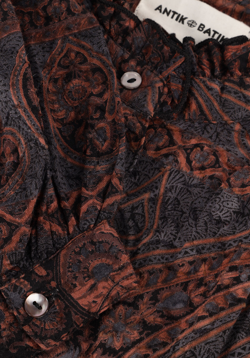 Zwarte ANTIK BATIK Blouses TAJARO BLOUSE - large