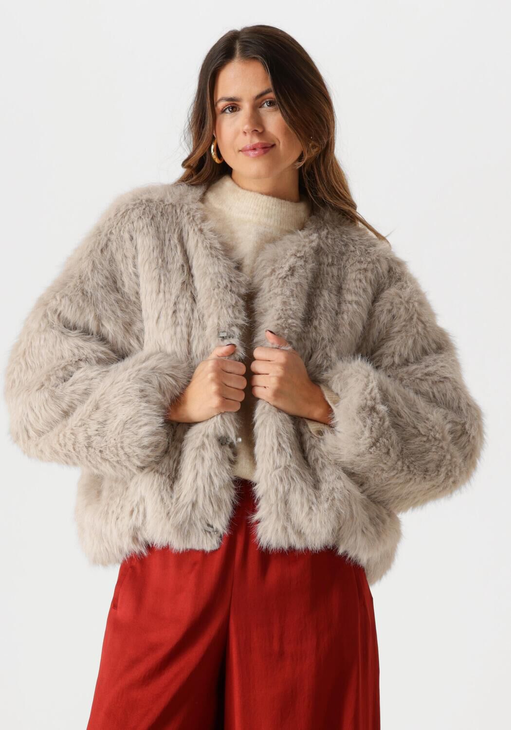 Drykorn Drykorn Faux Fur Jas Dames Kilchurn