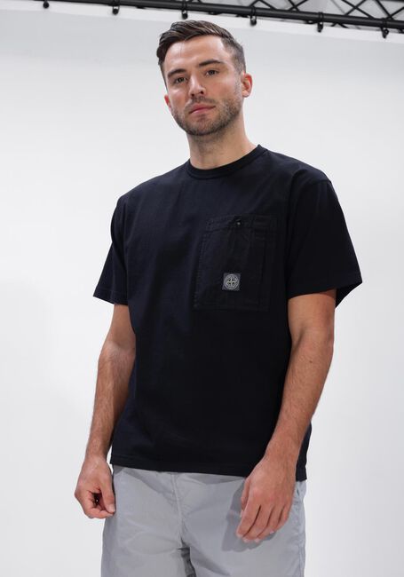 Zwarte STONE ISLAND T-shirt SS T-SHIRT S0115 - large