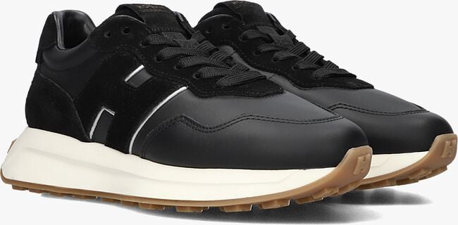 Zwarte HOGAN Lage sneakers H641 ALLACCIATO H PATCH Zwarte HOGAN Lage sneakers H641 ALLACCIATO H PATCH - large
