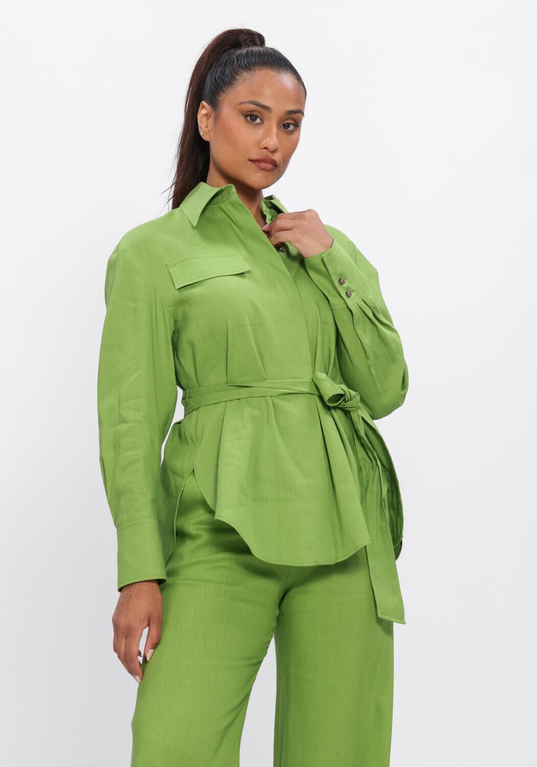 Groene MARC CAIN COLLECTION Blouses AC 51.35 W70 - large