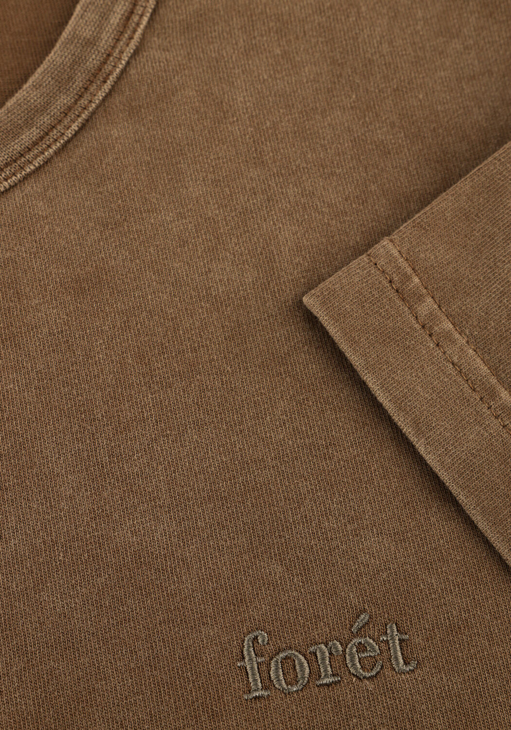 Olijf FOR&Eacute;T T-shirt OAK FADED WASH T-SHIRT - large