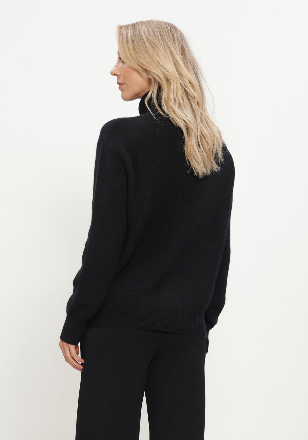 Zwarte LISA YANG Vest DENIE CARDIGAN - large