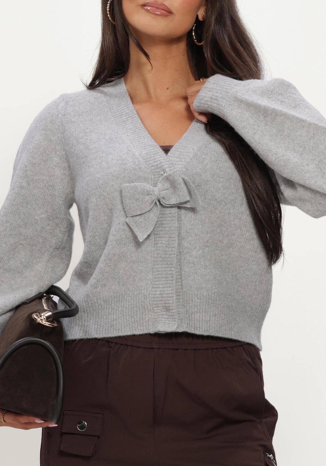 Grijze AMAYA AMSTERDAM Truien/vesten SIA KNITWEAR - large
