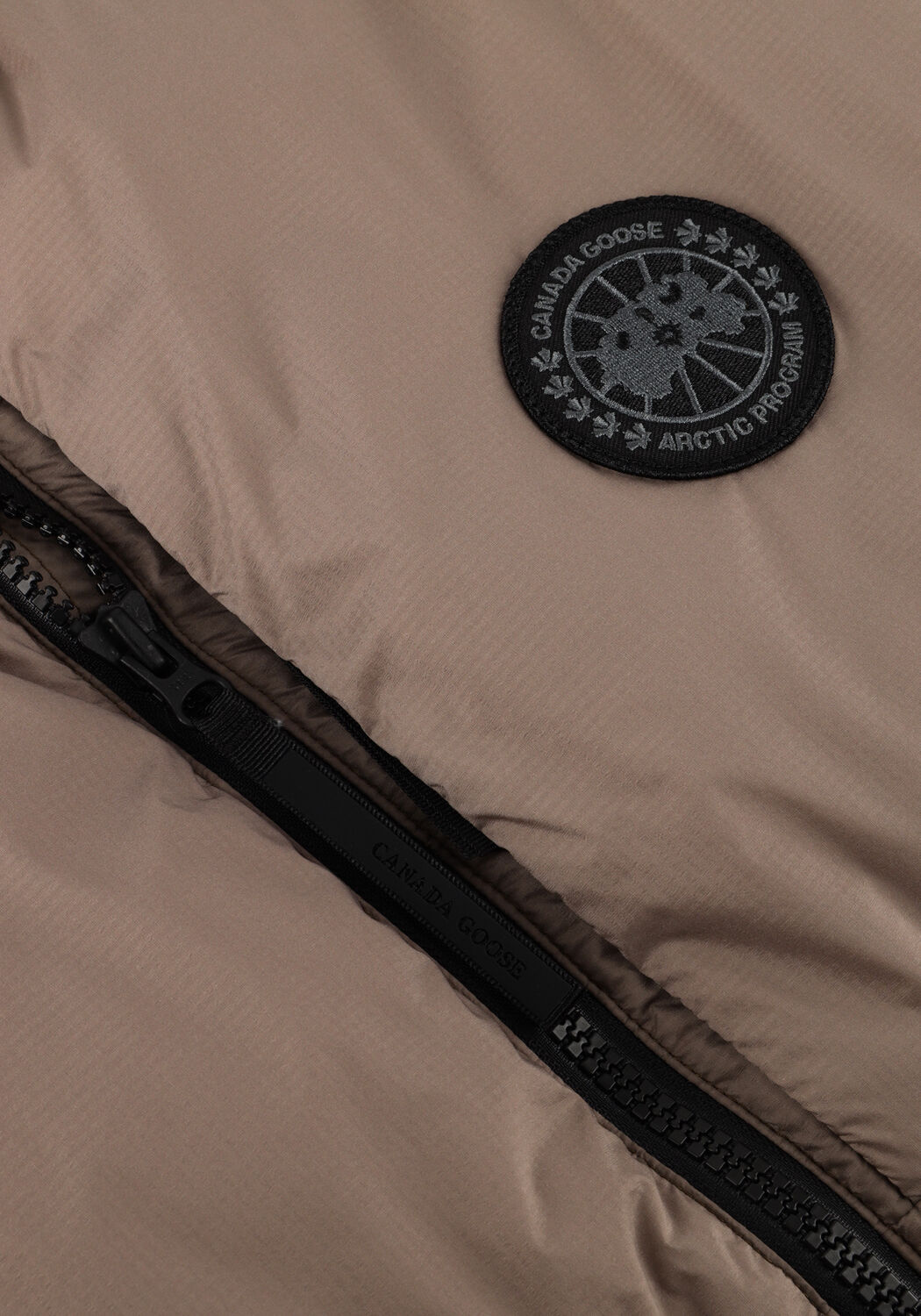 Taupe CANADA GOOSE Bodywarmer LODGE VEST BD - large