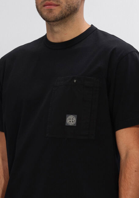 Zwarte STONE ISLAND T-shirt SS T-SHIRT S0115 - large