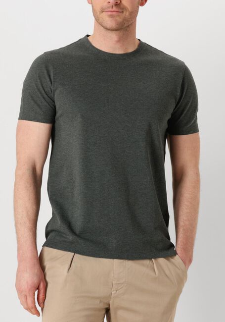 Donkergroene PROFUOMO T-shirt T-SHIRT CREW NECK SS - large