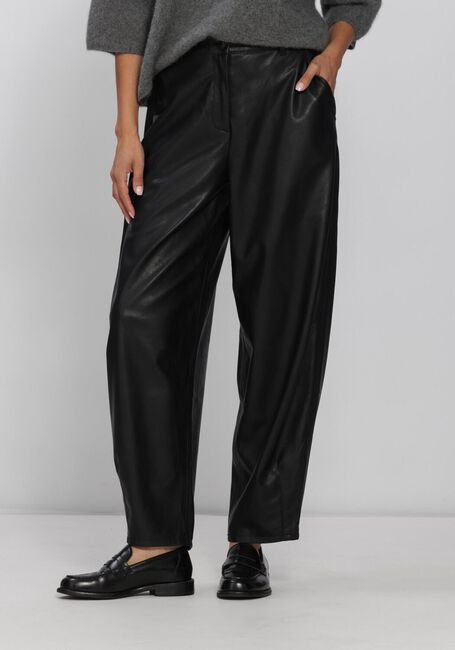 Zwarte KNIT-TED Wijde broek ALBA PANTS - large