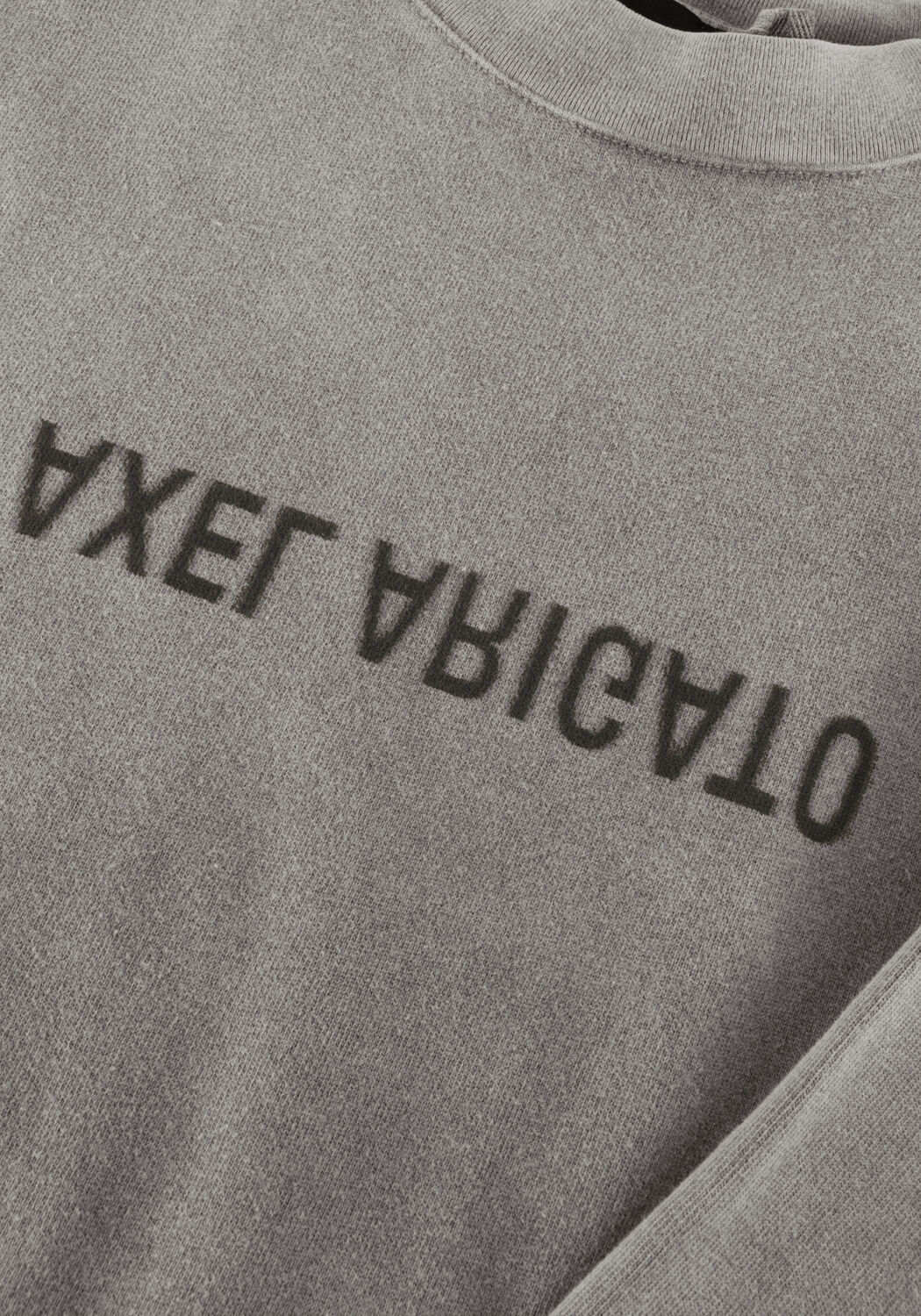 Taupe AXEL ARIGATO T-shirt DISTORT WASHED T-SHIRT - large