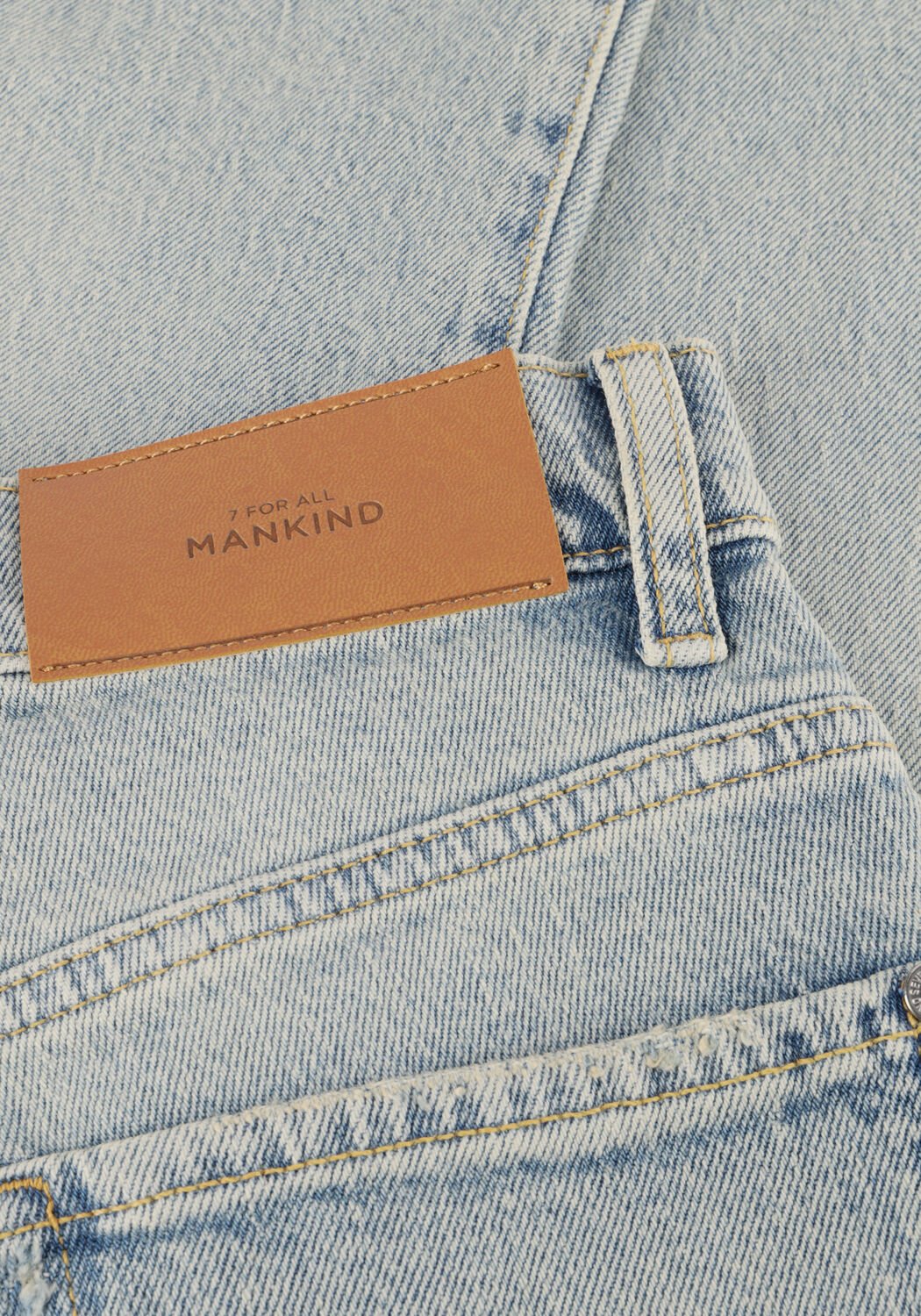 Blauwe 7 FOR ALL MANKIND Mom jeans LOGAN STOVEPIPE SAHARA - large