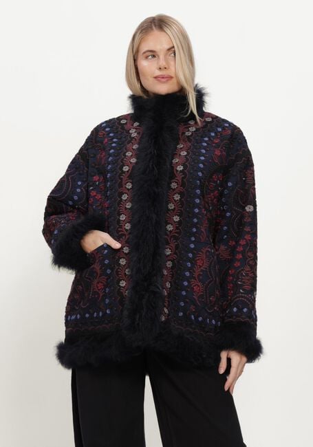 Multi ANTIK BATIK Faux fur jas IVAN JACKET - large