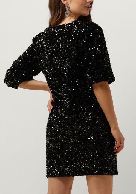 Zwarte SECOND FEMALE Mini jurk WINTERNALIA DRESS - large