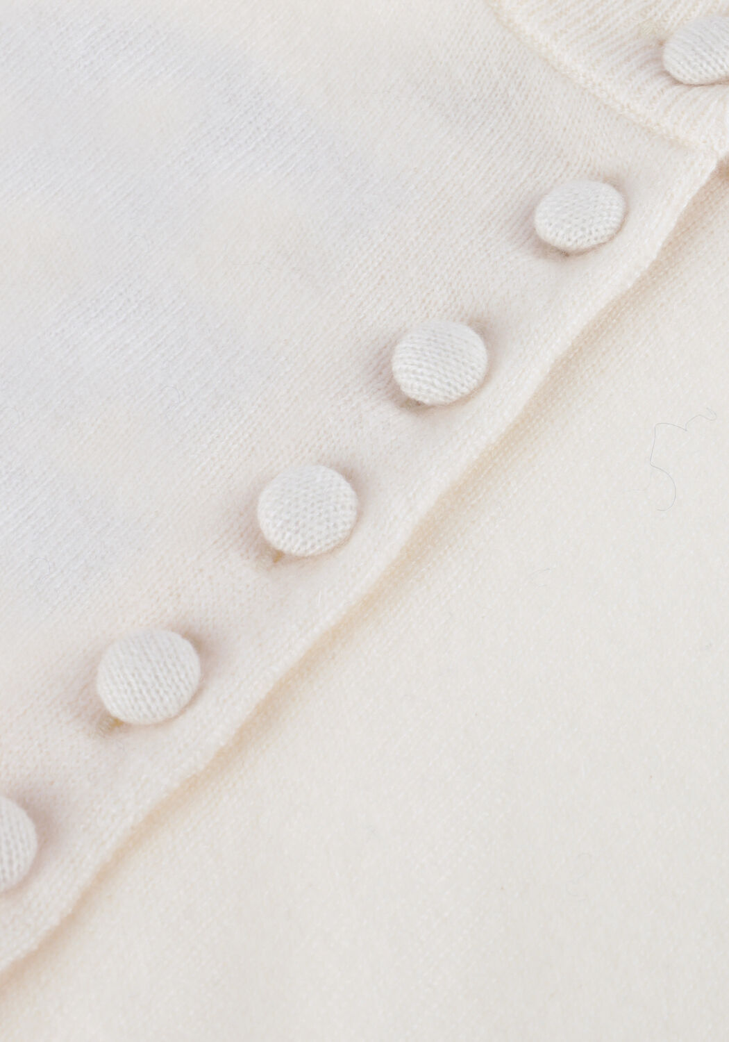 Gebroken wit LISA YANG Vest LUNEA CARDIGAN - large