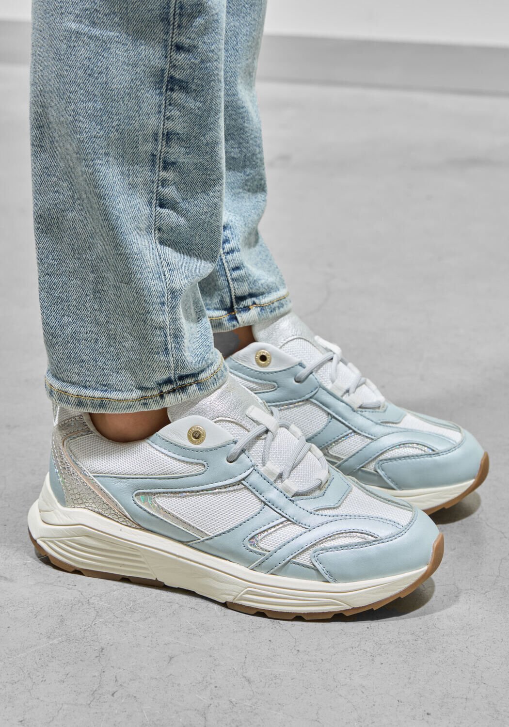 Blauwe XSENSIBLE Lage sneakers BROOKLYN WOMEN - medium