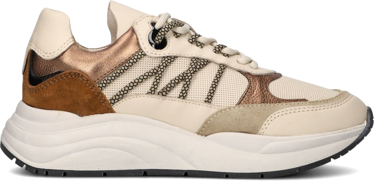 Lina Locchi Lage Sneakers Dames Charu, Maat: 39, Materiaal: Leer, Kleur: Beige