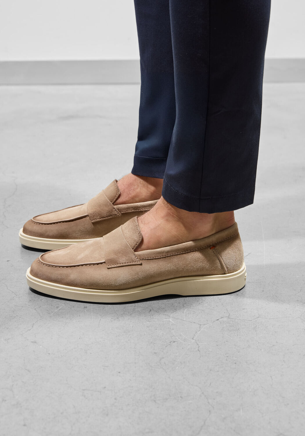 Taupe SANTONI Instappers REVOLVE - medium