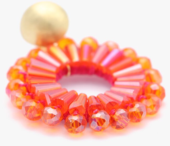 Oranje LOTT. GIOIELLI Sieraad SI OPEN CIRCLE DOUBLE BEADS S Oranje LOTT. GIOIELLI Sieraad SI OPEN CIRCLE DOUBLE BEADS S - large