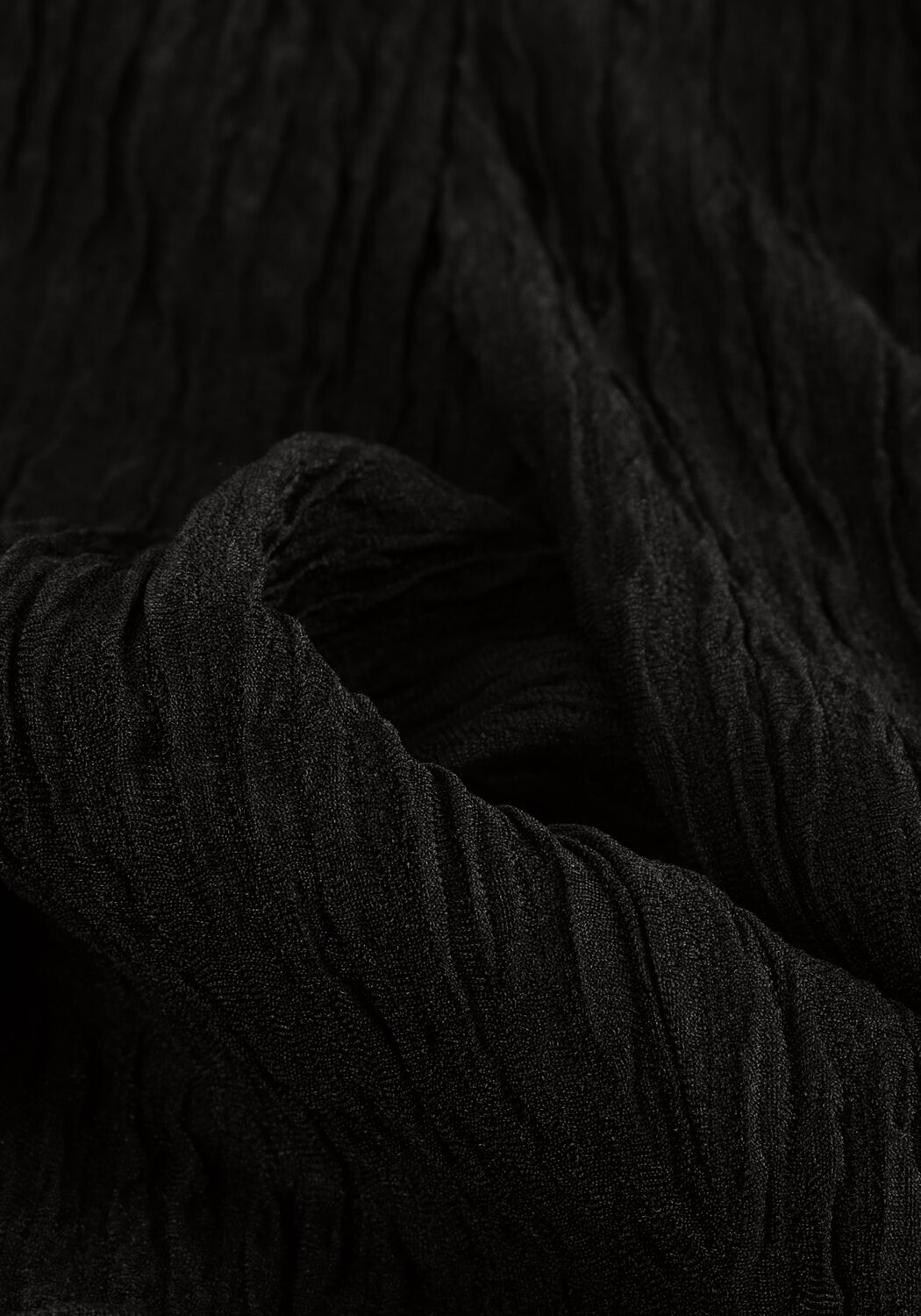 Zwarte AAIKO Wijde broek RAMONA STRUCTURE PES 564 - large