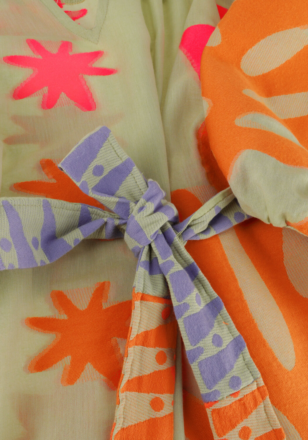 Groene NEMA Midi jurk N046 - large