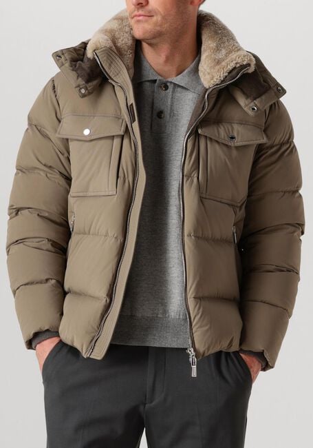 Beige MOORER Gewatteerde jas ALARICK KN - large
