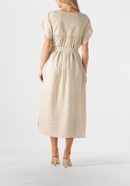 Beige GREEK ARCHAIC KORI Maxi jurk 430825 - large
