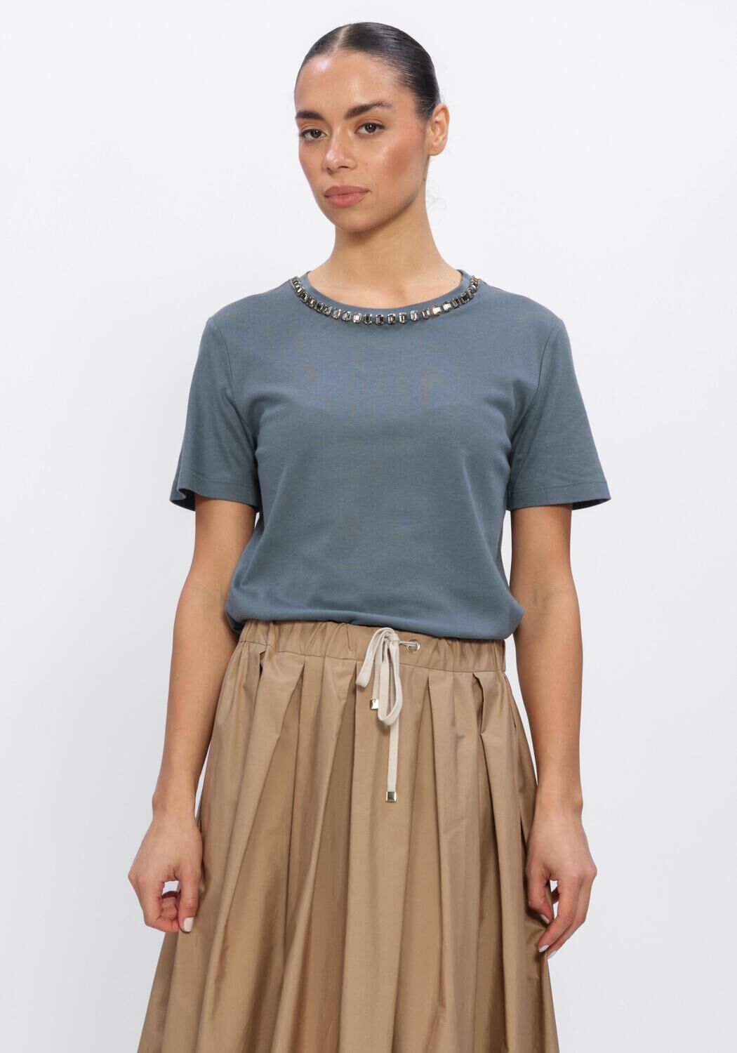 Blauwe MAX MARA Tops & T-shirts T SHIRT AVIO - large