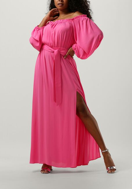Fuchsia ACCESS Maxi jurk OFF-THE-SHOULDERS MAXI DRESS - large