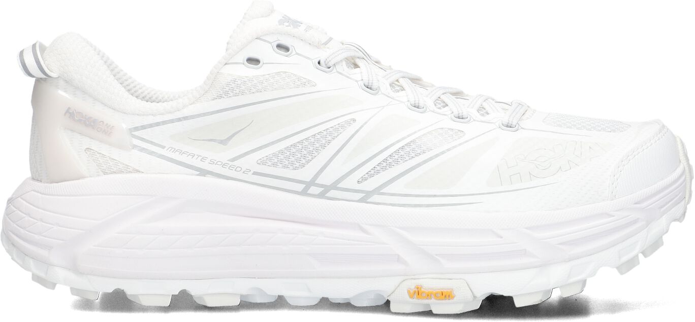 Hoka Lage Sneakers Dames Mafate Speed 2, Maat: 43 1/3, Materiaal: Textiel, Kleur: Wit
