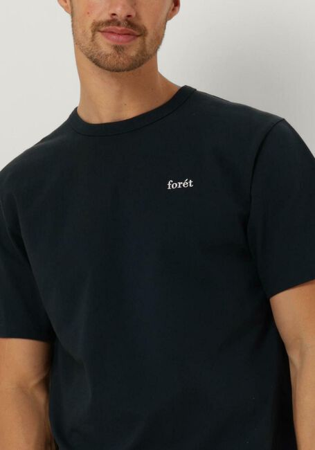 Donkerblauwe FORÉT T-shirt OAK T-SHIRT - large